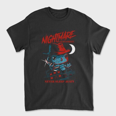 Nightmare Elm Street Horror, Tricou Barbati (Unisex)