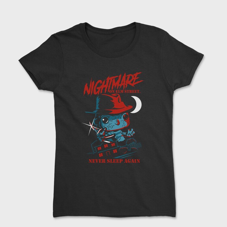 Nightmare Elm Street Horror, Tricou Femei