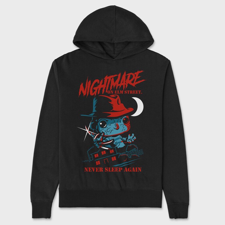 Nightmare Elm Street Horror, Hanorac Oversize Barbati (Unisex)