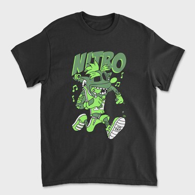 Nitro Green Monster, Tricou Barbati (Unisex)