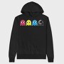 Pacman Ghosts, Hanorac Oversize Barbati (Unisex)