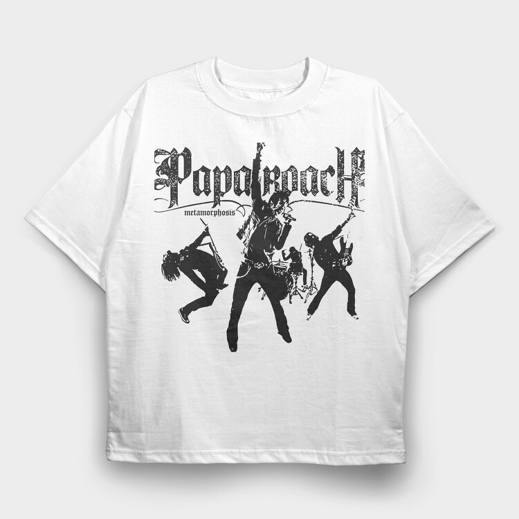 Papabroach Metamorphosis, Tricou Oversize Barbati (Unisex)