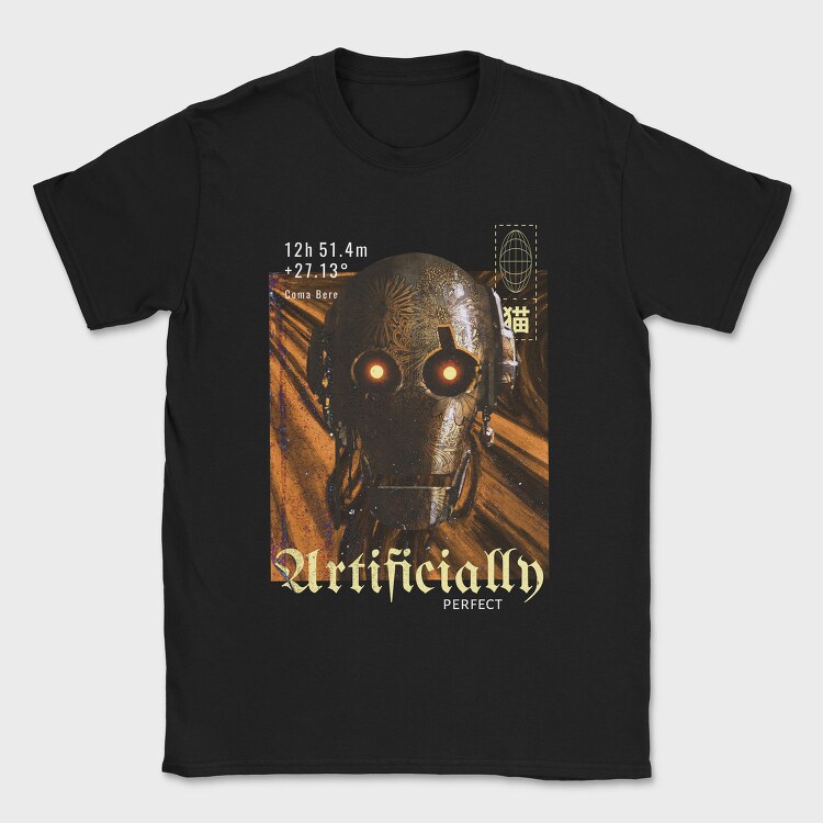 Robot Scream, Tricou Barbati (Unisex)