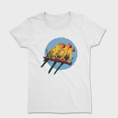 Parrot Love Birds, Tricou Femei