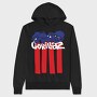 Patriotic Gorillaz, Hanorac Oversize Barbati (Unisex)