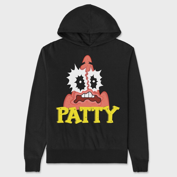Patty Party Patty, Hanorac Oversize Barbati (Unisex)