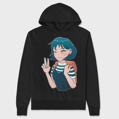 Peaceful Sailor, Hanorac Oversize Barbati (Unisex)