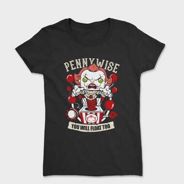 Pennywise Clown Balloons, Tricou Femei