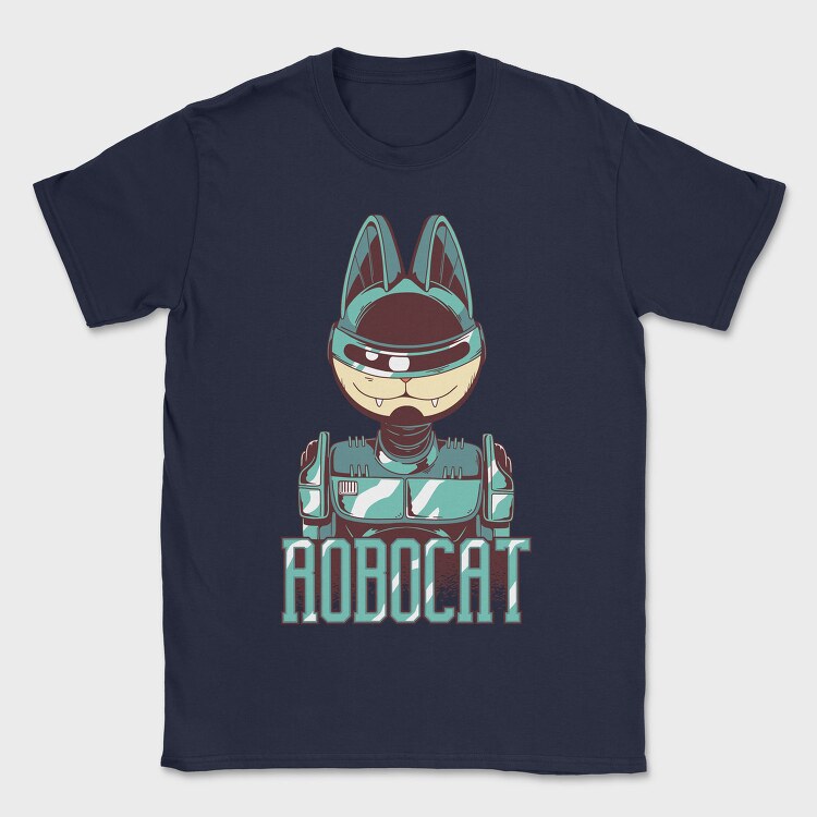 Robocat, Tricou Barbati (Unisex)