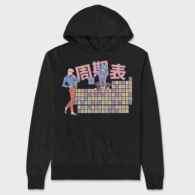 Periodic Table Characters, Hanorac Oversize Barbati (Unisex)