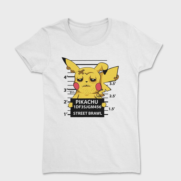 Pikachu Mugshot, Tricou Femei