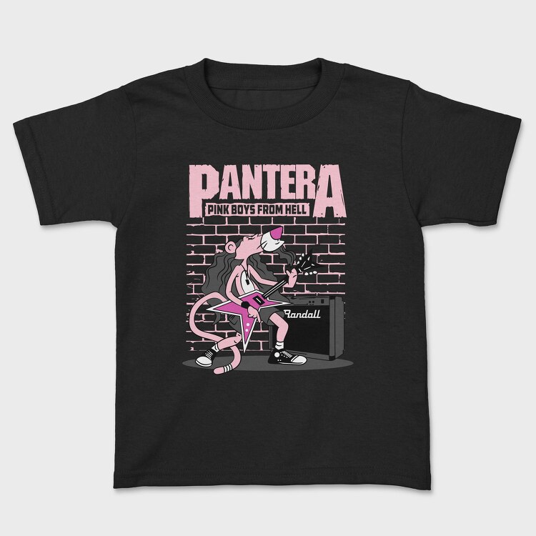 Pink Pantera Guitar, Tricou Copii
