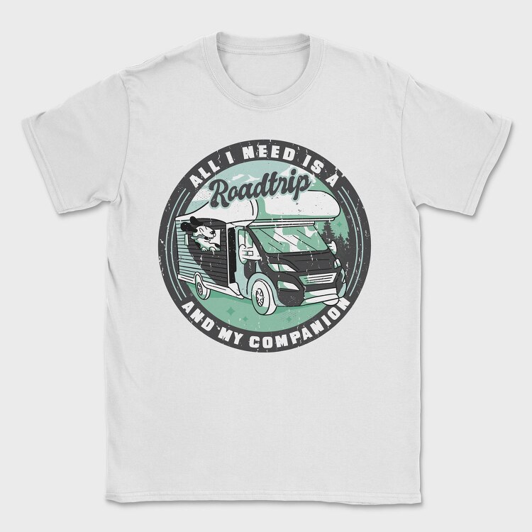 Roadtrip Companion, Tricou Barbati (Unisex)
