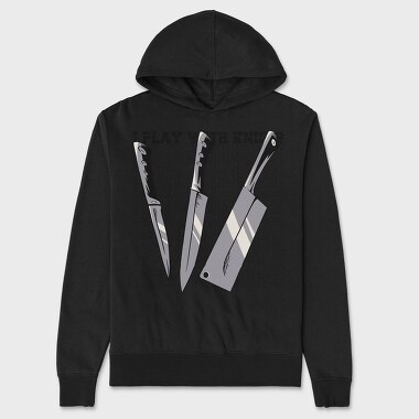Play With Knives, Hanorac Oversize Barbati (Unisex)