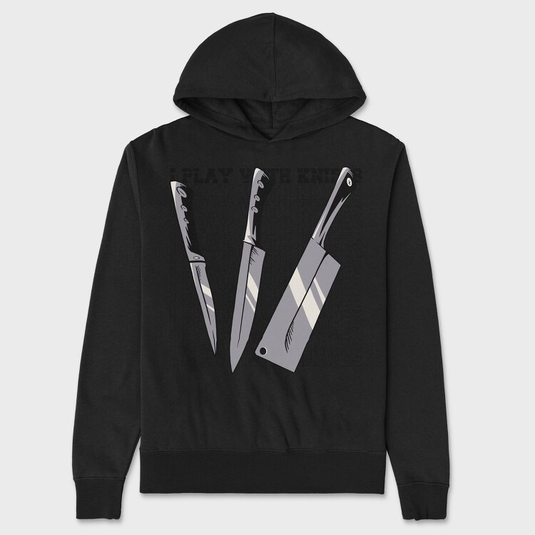 Play With Knives, Hanorac Oversize Barbati (Unisex)