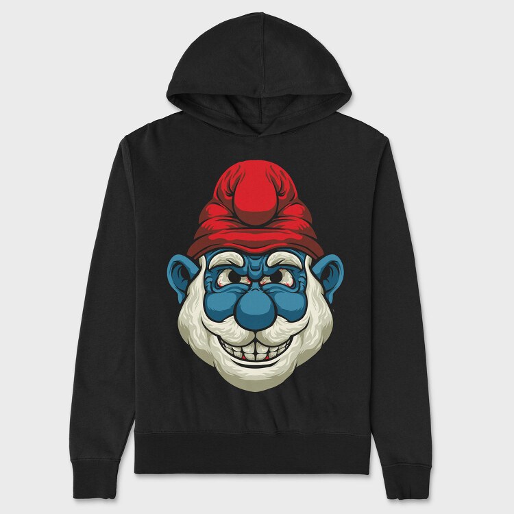 Polar Bear Skull, Hanorac Oversize Barbati (Unisex)