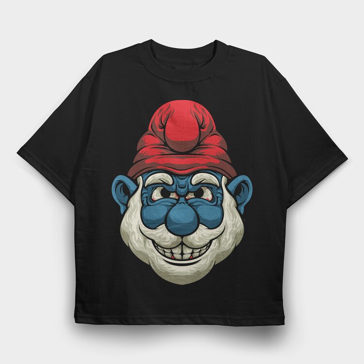 Polar Bear Skull, Tricou Oversize Barbati (Unisex)