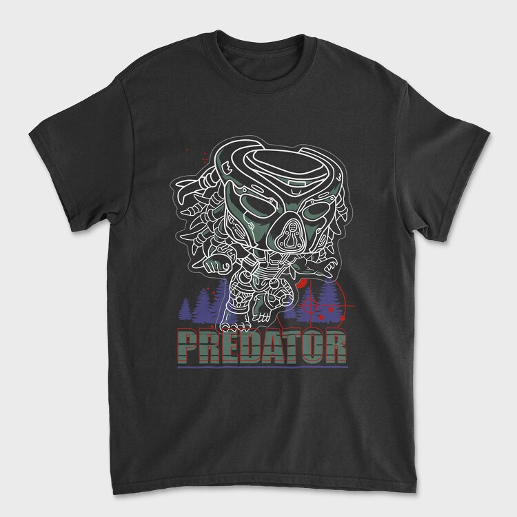 Predator Forest Hunt, Tricou Barbati (Unisex)