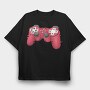 Ps4 Controller, Tricou Oversize Barbati (Unisex)