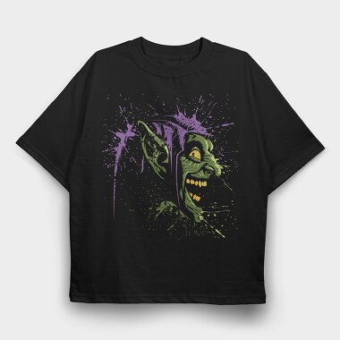 Purple Dragon Splash, Tricou Oversize Barbati (Unisex)
