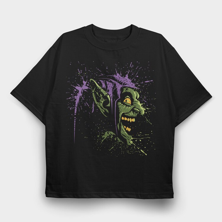 Purple Dragon Splash, Tricou Oversize Barbati (Unisex)