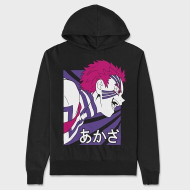 Purple Fox Howl, Hanorac Oversize Barbati (Unisex)
