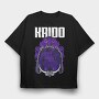 Purple Samurai, Tricou Oversize Barbati (Unisex)