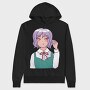 Purple Schoolgirl, Hanorac Oversize Barbati (Unisex)