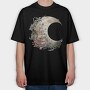 Moonlit Blossoms Garden, Tricou Oversize Barbati (Unisex)