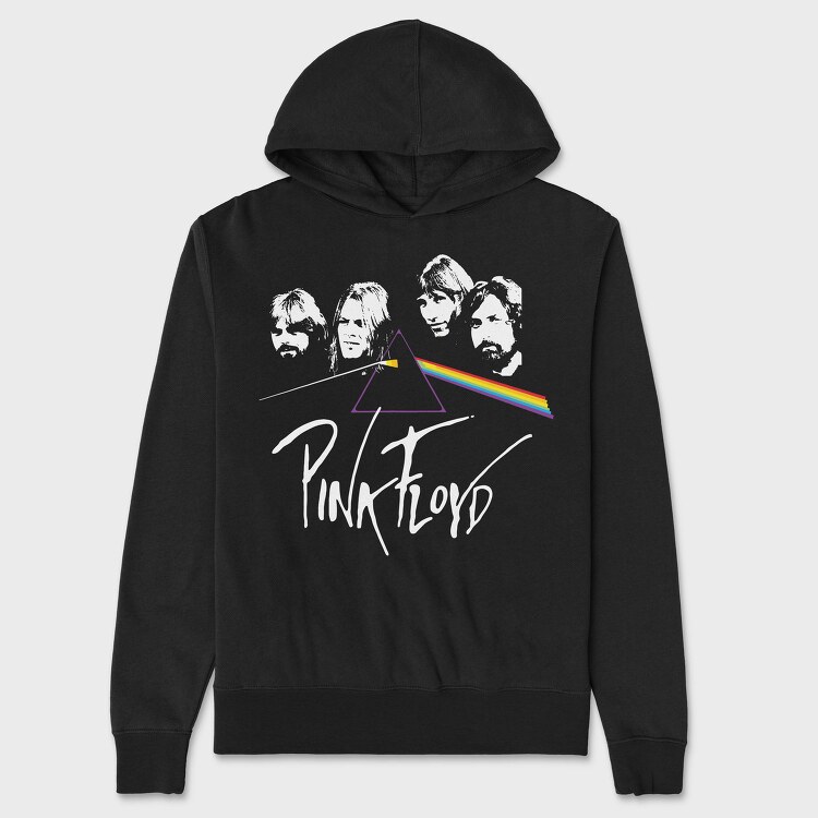 Rainbow Prism Triangle, Hanorac Oversize Barbati (Unisex)