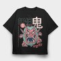 Red Demon Yokai, Tricou Oversize Barbati (Unisex)