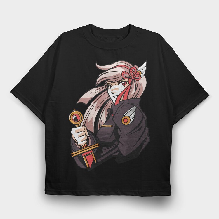Red Eye Ninja, Tricou Oversize Barbati (Unisex)