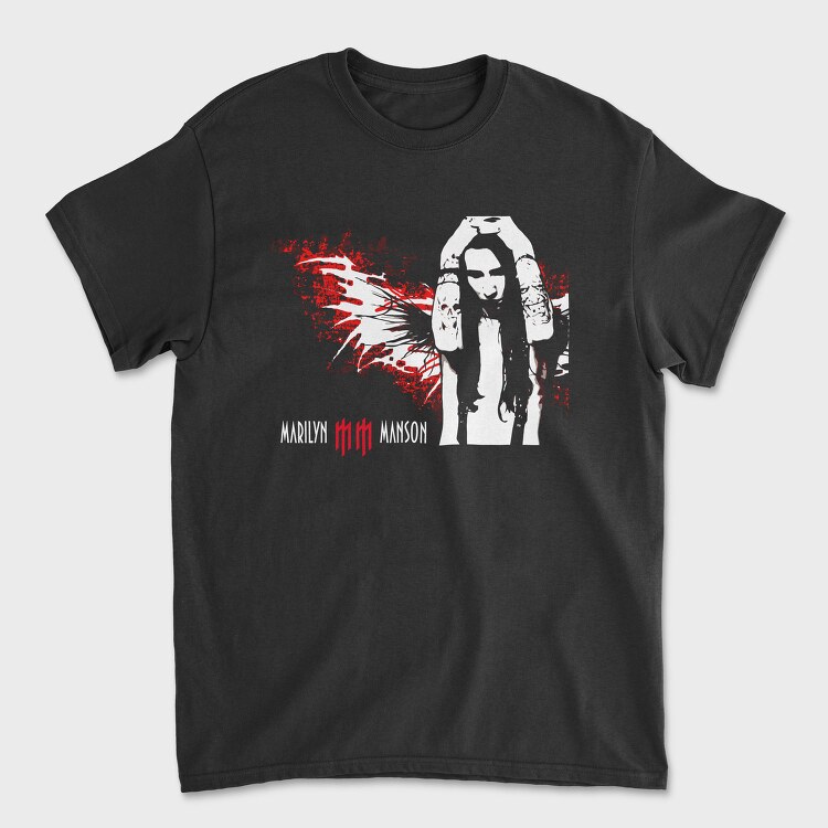 Red Monogram Face, Tricou Barbati (Unisex)