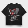 Red Skull Mask 1, Tricou Oversize Barbati (Unisex)