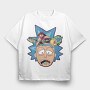 Rick And Morty Madness, Tricou Oversize Barbati (Unisex)