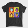Rick And Morty Pop Art, Tricou Barbati (Unisex)