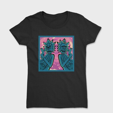 Rick And Morty Space, Tricou Femei