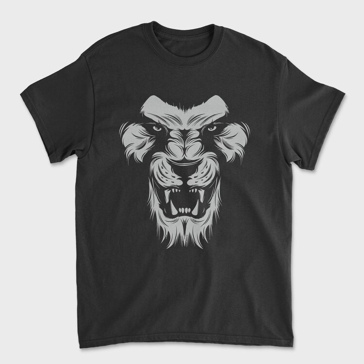 Roaring Lion Face, Tricou Barbati (Unisex)