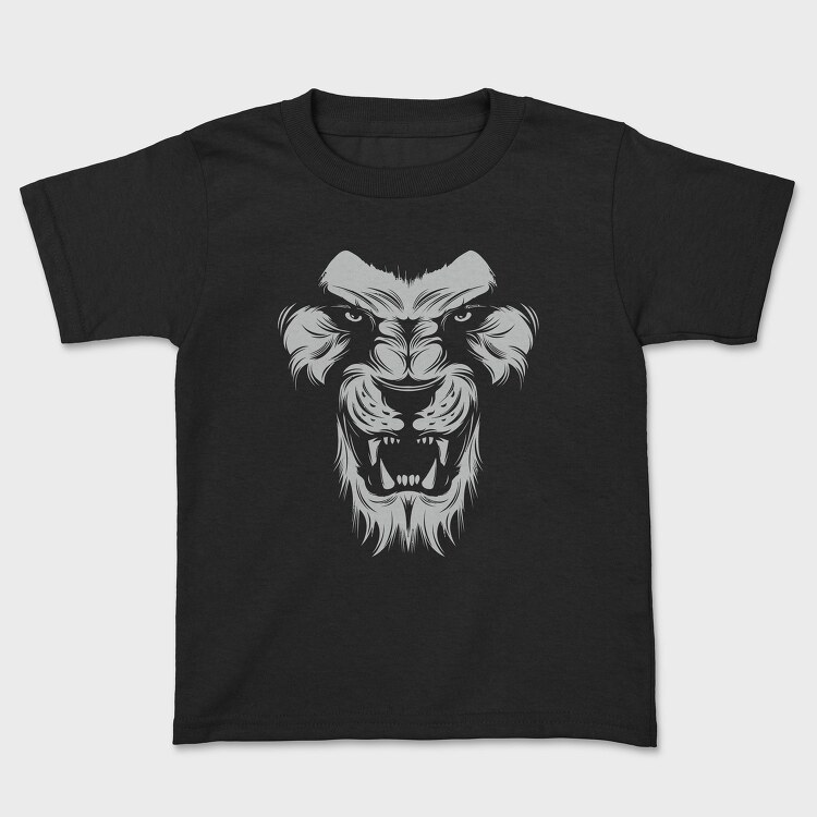 Roaring Lion Face, Tricou Copii