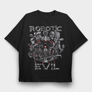 Robotic Revolution, Tricou Oversize Barbati (Unisex)