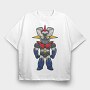Robotic Warrior, Tricou Oversize Barbati (Unisex)