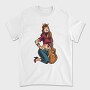 Rockstar Guitar Girl, Tricou Barbati (Unisex)