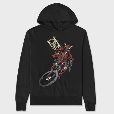 Samurai Bike Ride, Hanorac Oversize Barbati (Unisex)