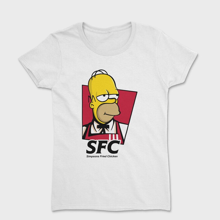 Simpsons Fried Chicken, Tricou Femei
