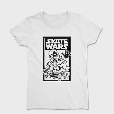 Skate Wars Stormtrooper, Tricou Femei