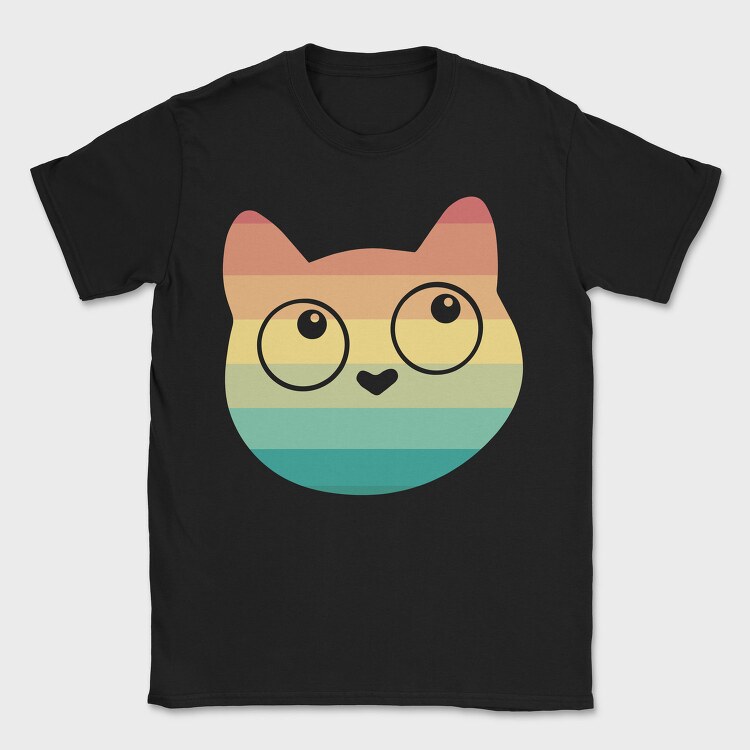 Retrocat, Tricou Barbati (Unisex)