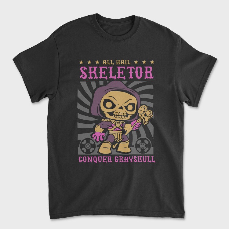 Skeletor Skull Conquer, Tricou Barbati (Unisex)