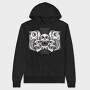 Skull Boombox, Hanorac Oversize Barbati (Unisex)