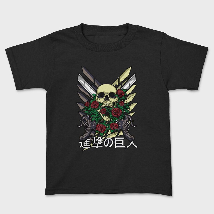 Skull Roses Guns, Tricou Copii