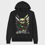 Skull Roses Guns, Hanorac Oversize Barbati (Unisex)